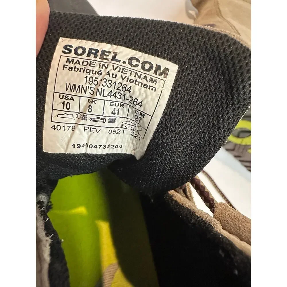 Sorel Out N About III Classic Women’s Waterproof Boots Size 10 Lace Up Duck Boot